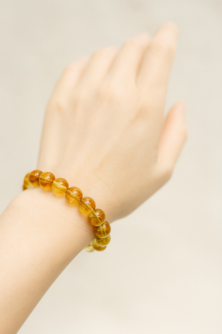 Citrine - Unisex Single Stacking Bracelets
