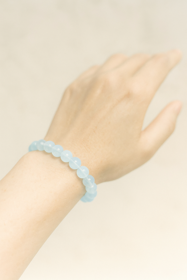 Aquamarine - Unisex Single Stacking Bracelets