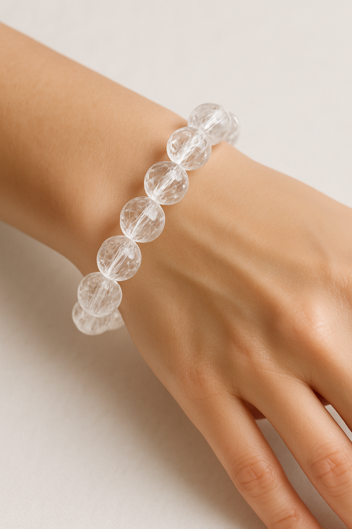Clear Quartz - Unisex Single Stacking Bracelets