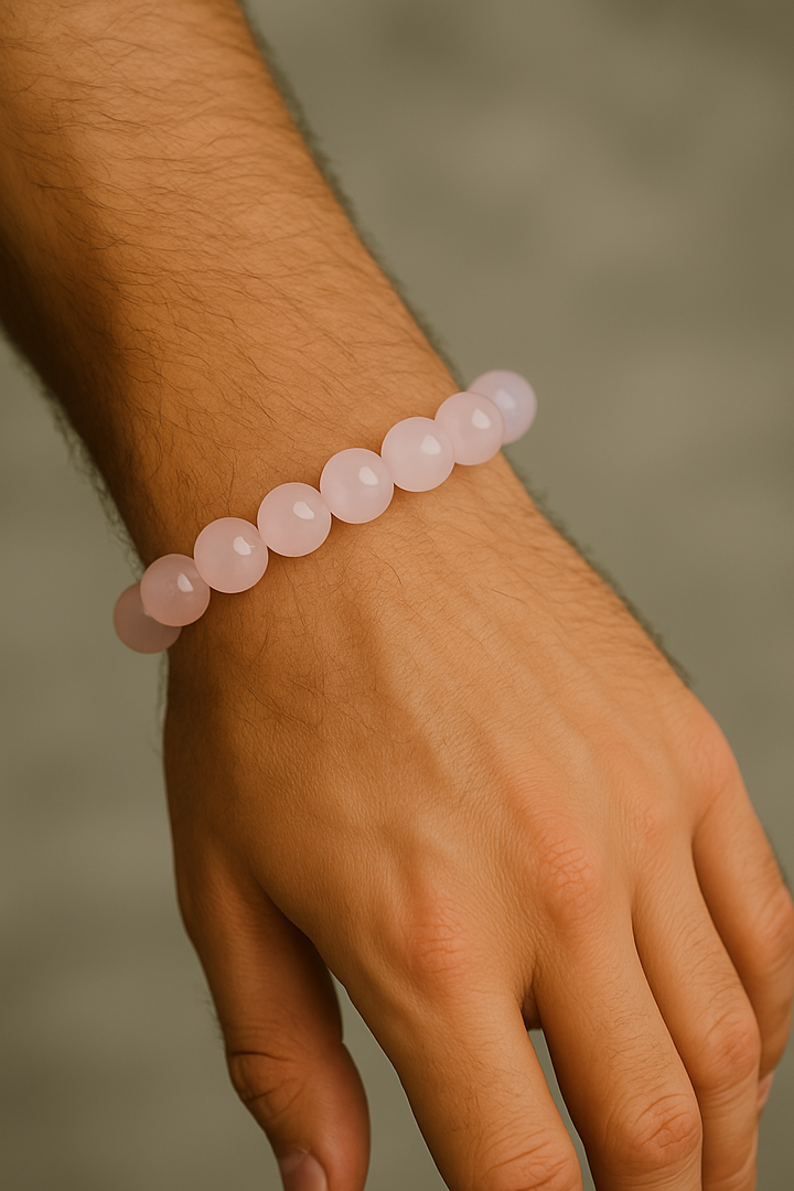Rose Quartz - Unisex Single Stacking Bracelets