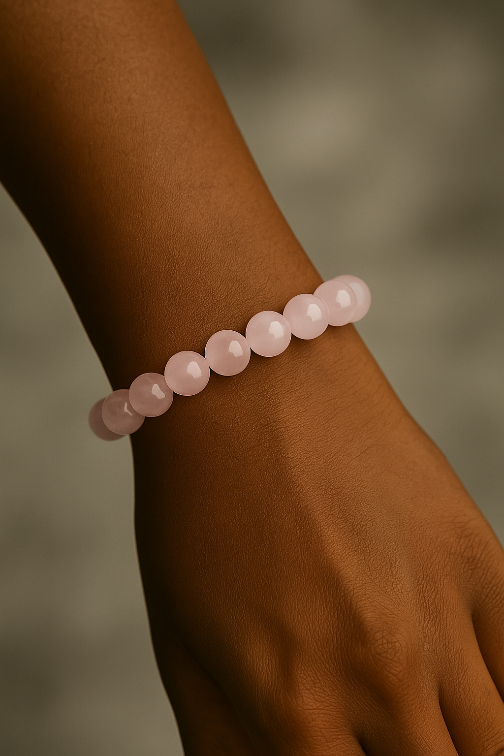Rose Quartz - Unisex Single Stacking Bracelets