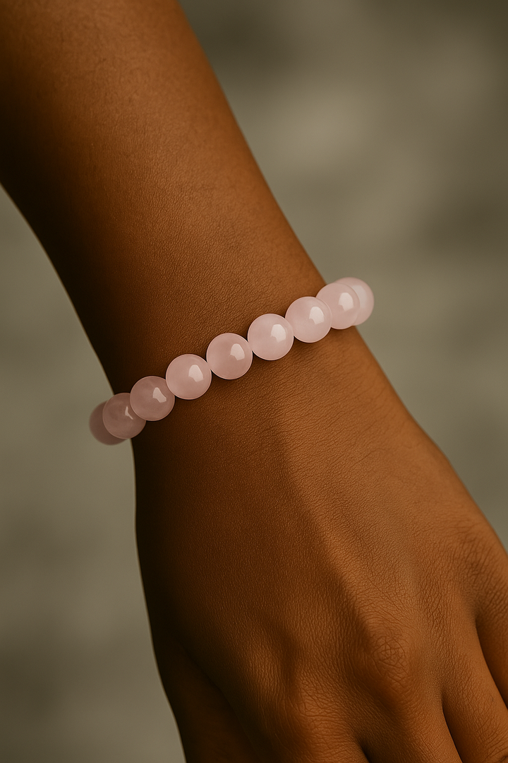 Rose Quartz - Unisex Single Stacking Bracelets