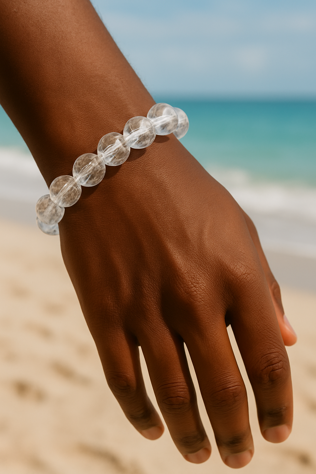 Clear Quartz - Unisex Single Stacking Bracelets