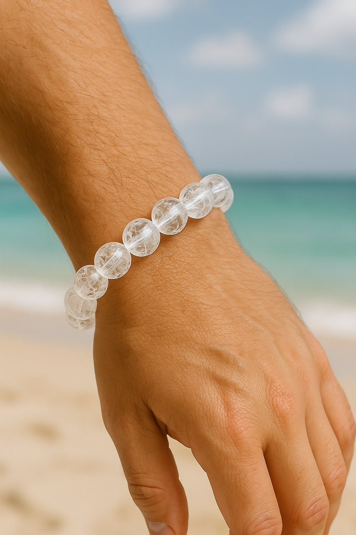 Clear Quartz - Unisex Single Stacking Bracelets