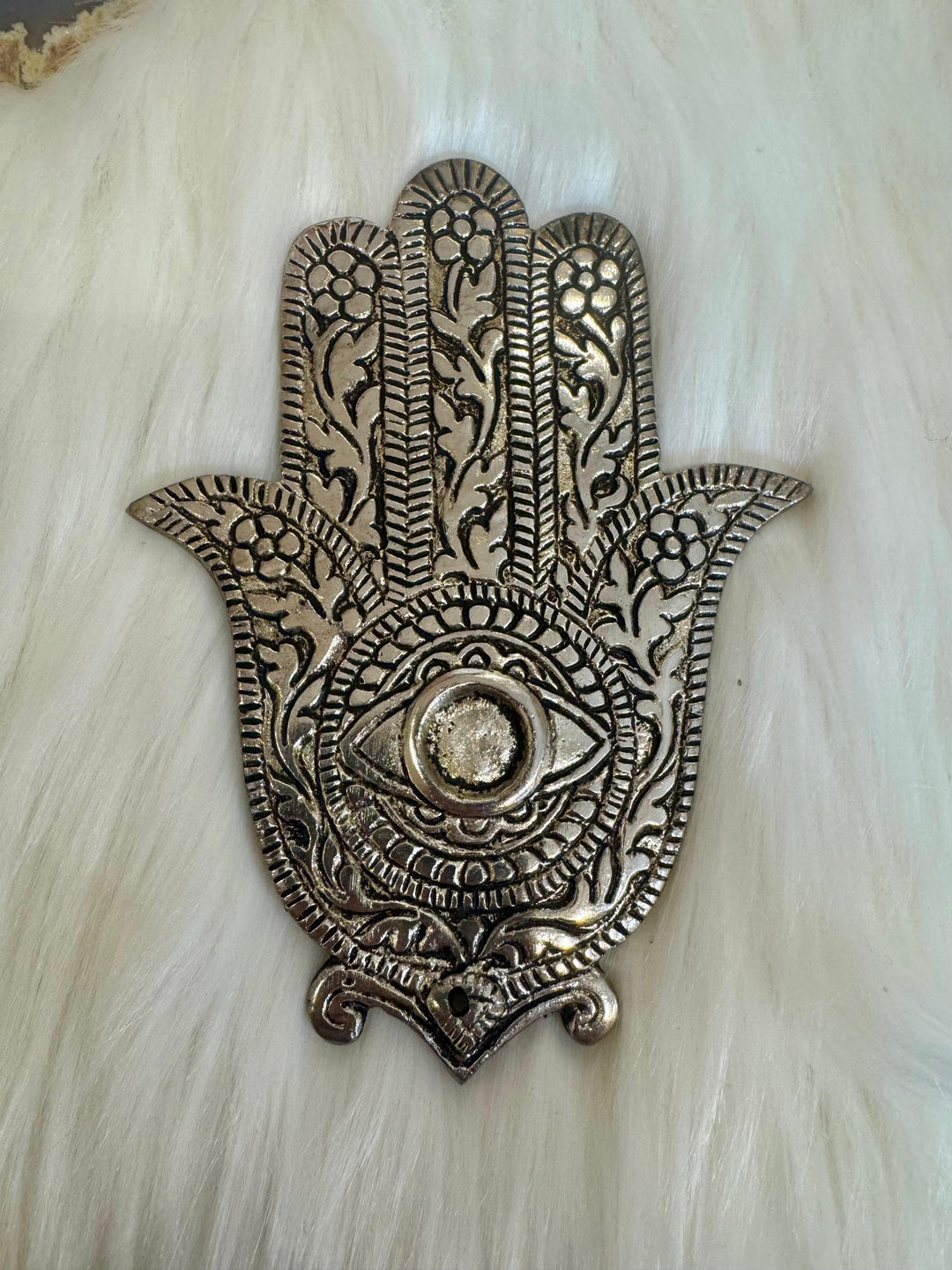 Hamsa Cone/Incense Holder
