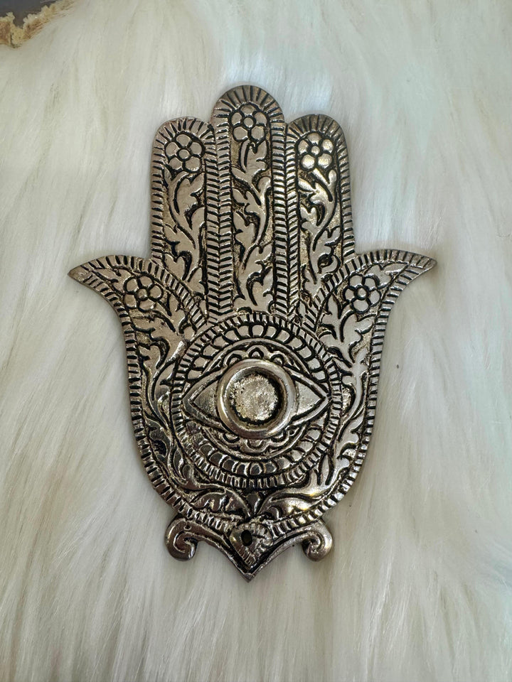 Hamsa Cone/Incense Holder
