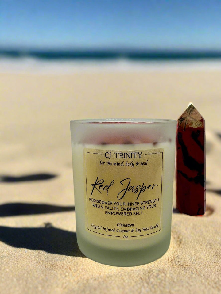 Red Jasper Small Candle