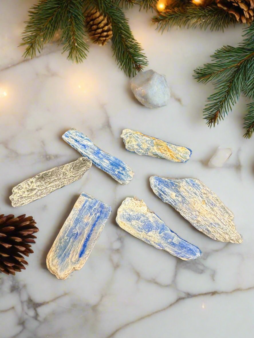 Blue Kyanite Tumble Raw