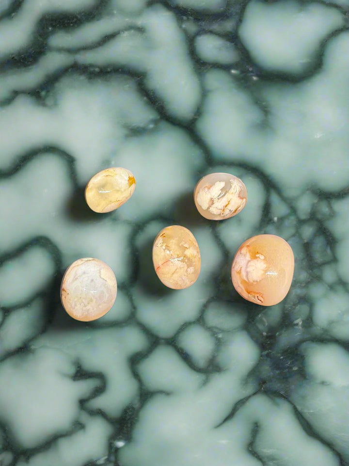 Flower Agate Tumble