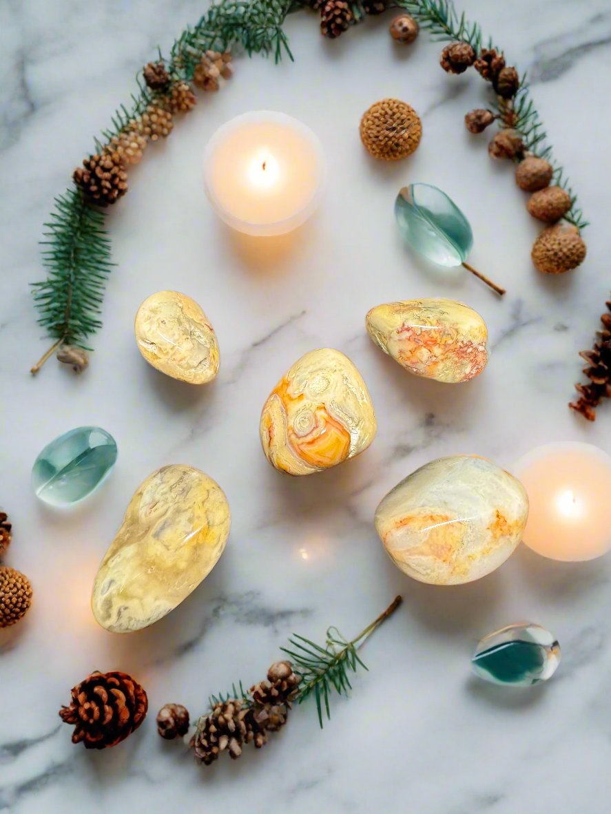 Crazy Lace Agate Tumble