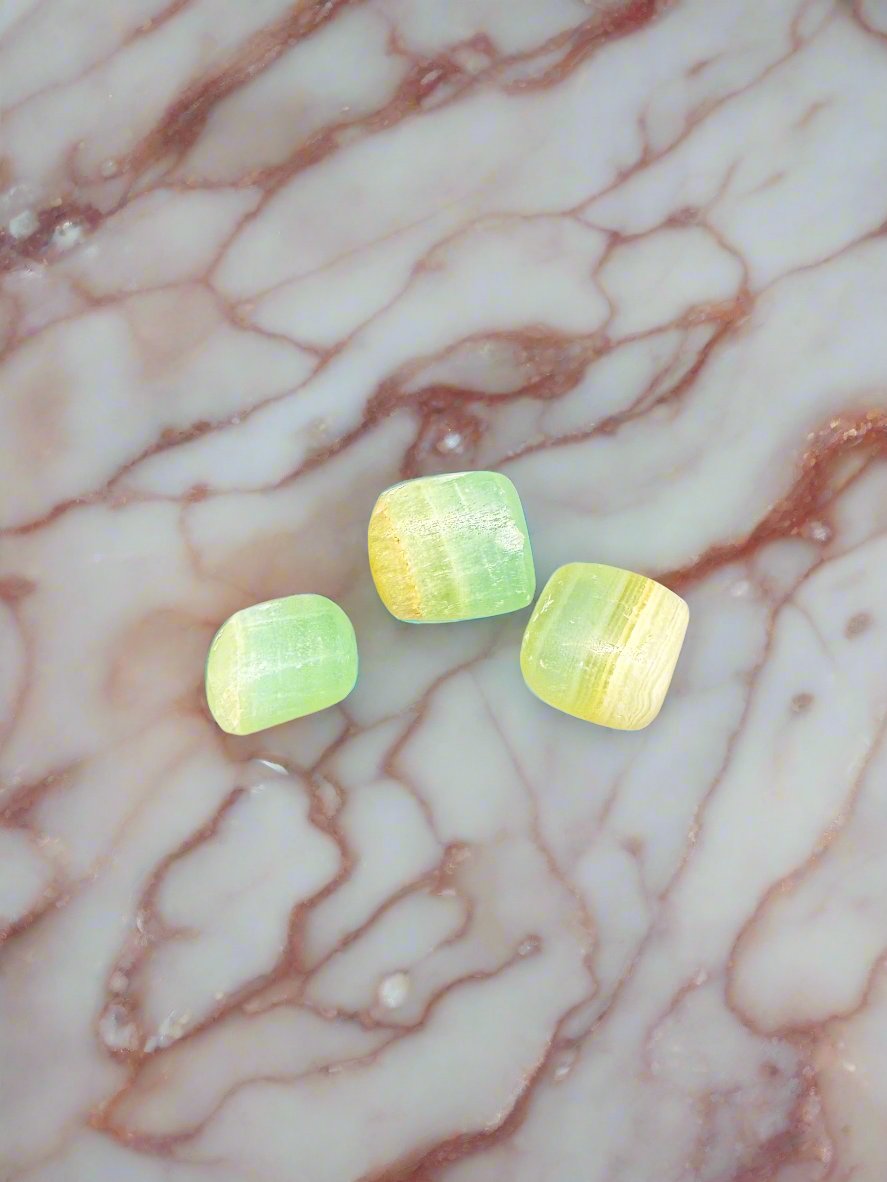 Pistachio Calcite Tumble