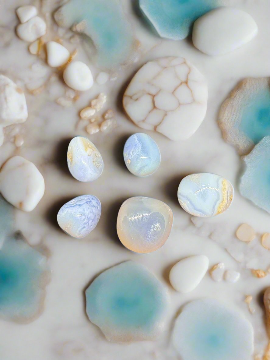 Blue Lace Agate Tumble