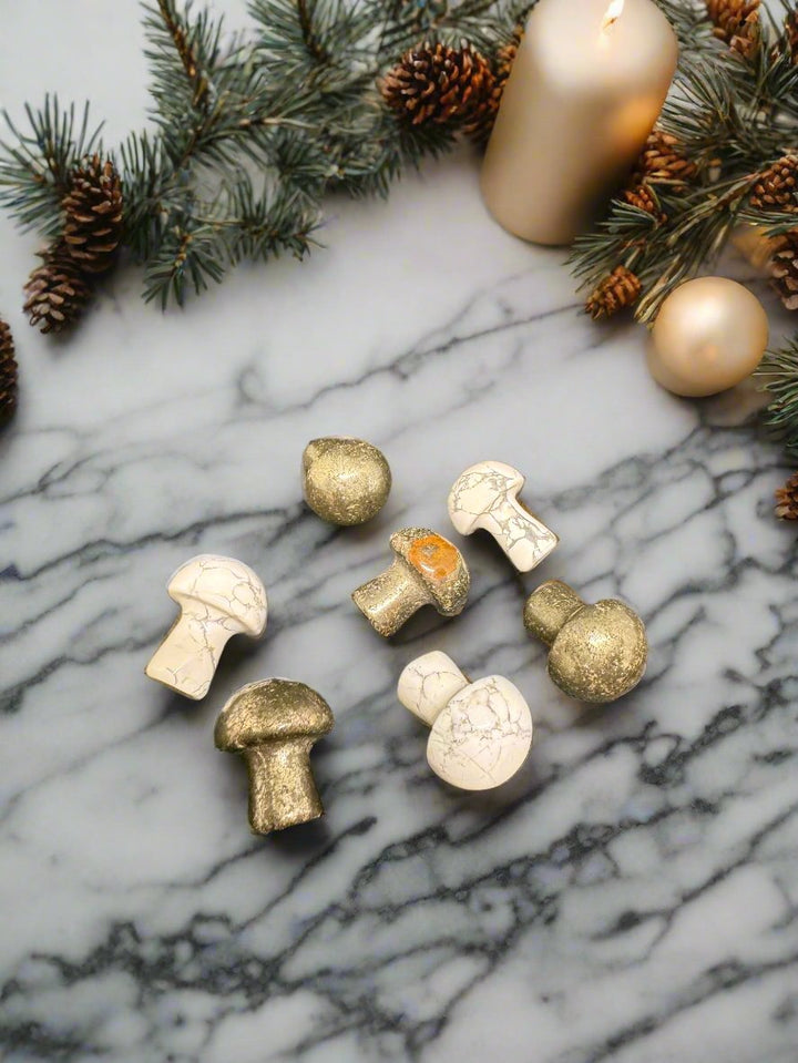 Pyrite Mini Mushroom