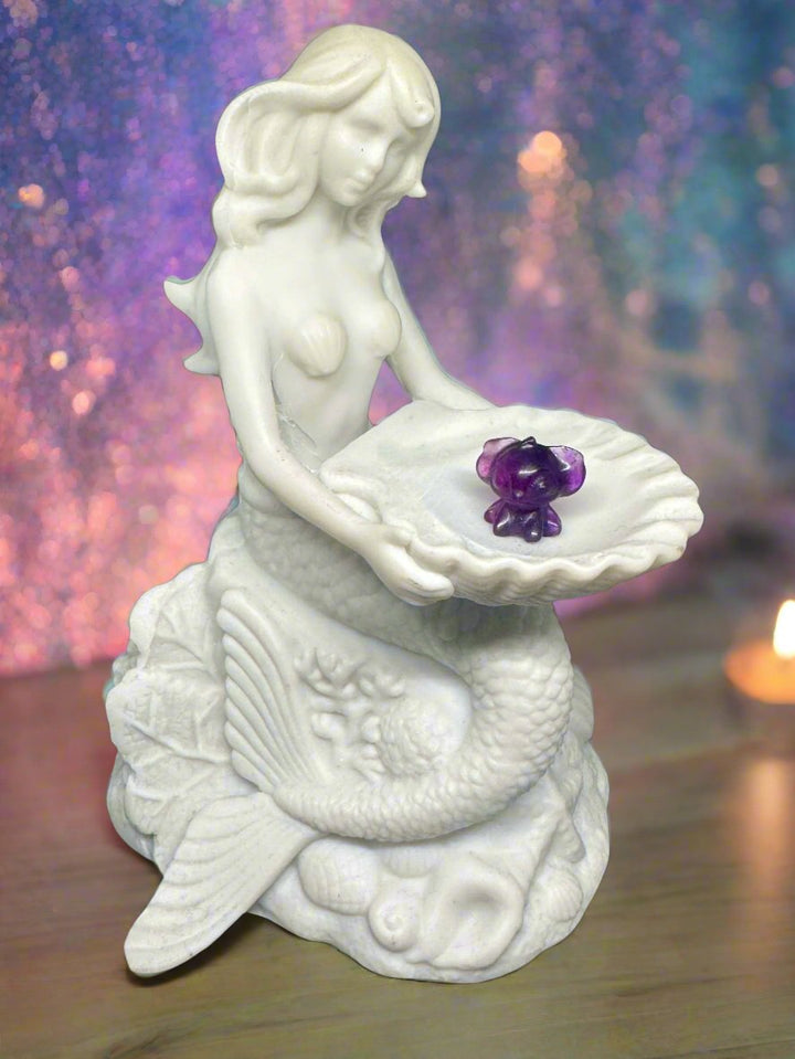 Tiny Stitch Fluorite Carvings