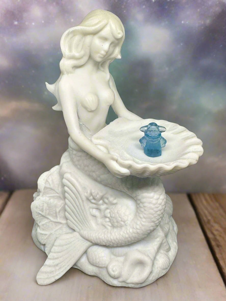 Tiny Baby YODA Fluorite Carvings