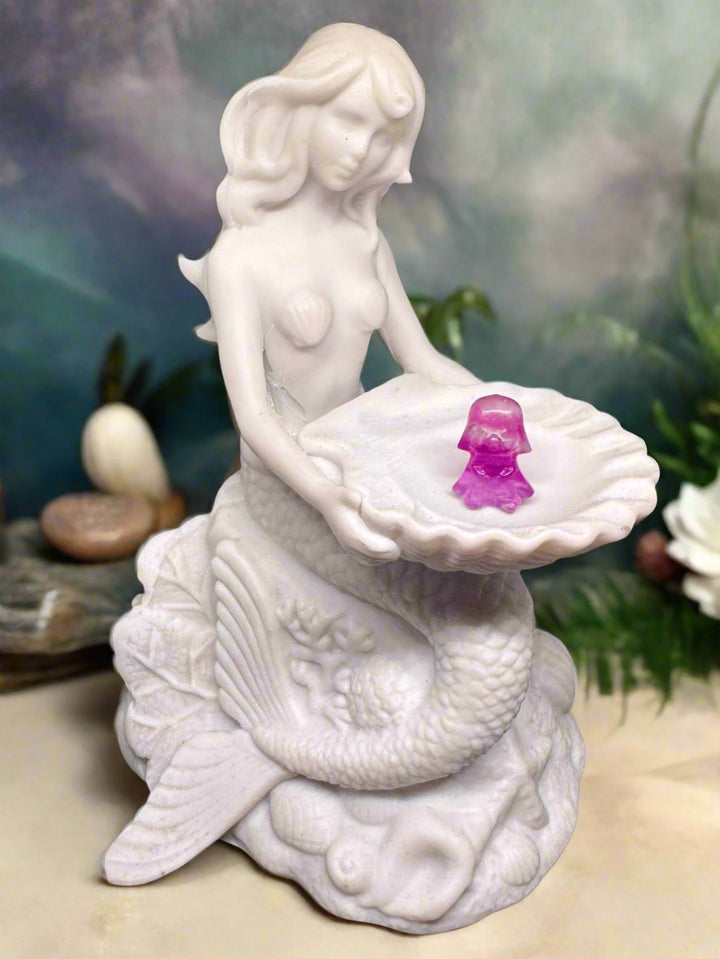 Tiny DARTH VADER Fluorite Carvings