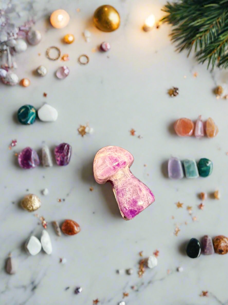 Amethyst Medium Mushroom