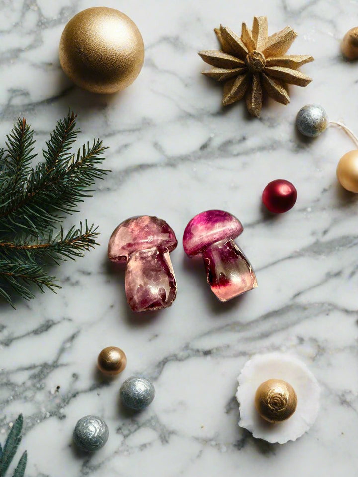 Fluorite Medium Mushroom