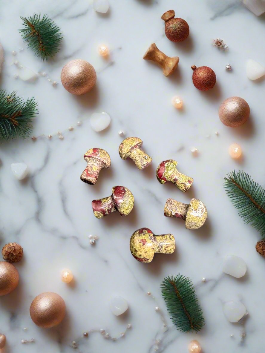 Dragon Bloodstone Mini Mushrooms