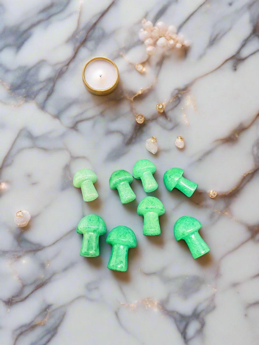 Aventurine Mini Mushrooms