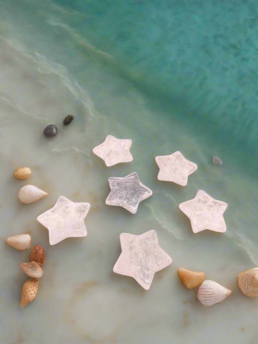 Clear Quartz Star