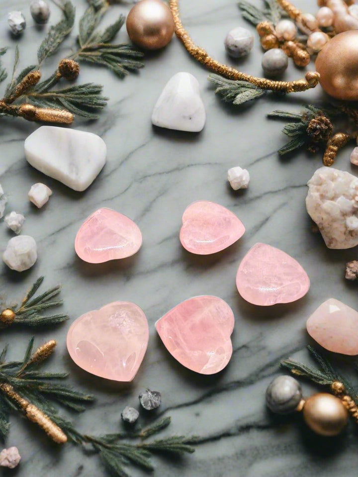 Rose Quartz Hearts
