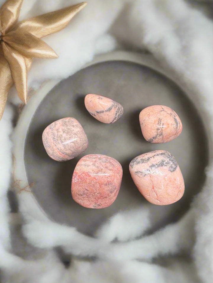 Pink Zebra Jasper Tumble
