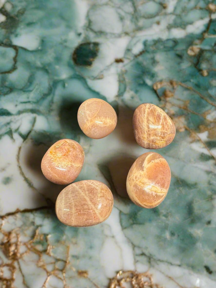 Peach Moonstone Tumble