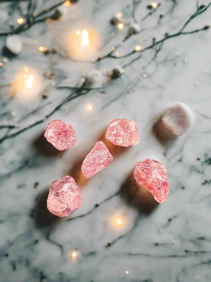 Strawberry Quartz Tumbles (RAW)