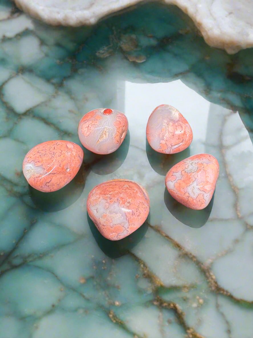 Pink Agate Tumble