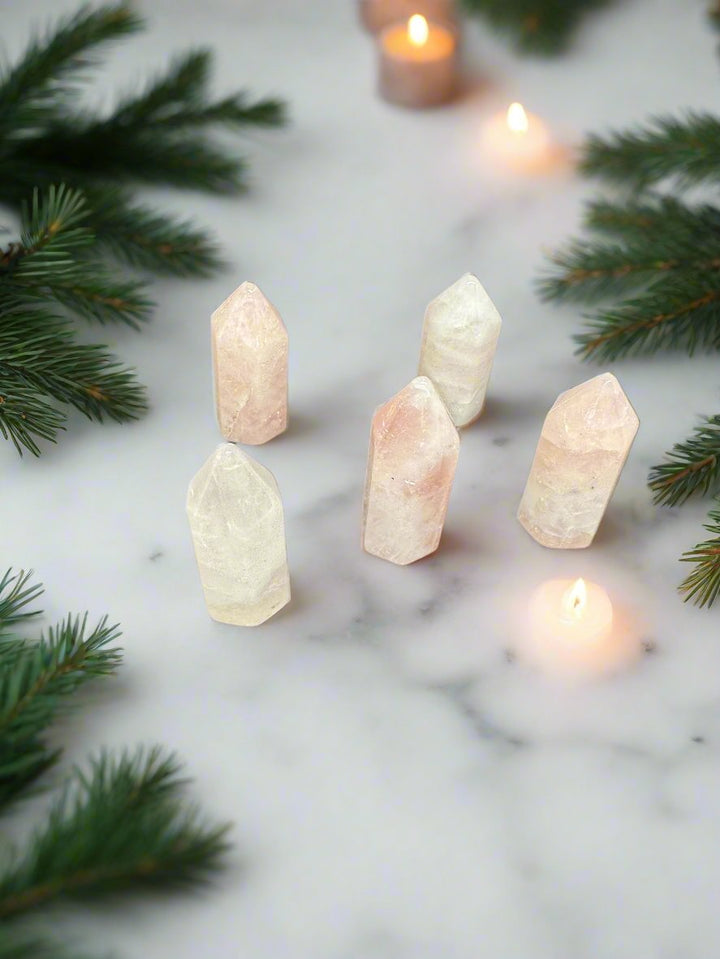 Rose Quartz Mini Tower