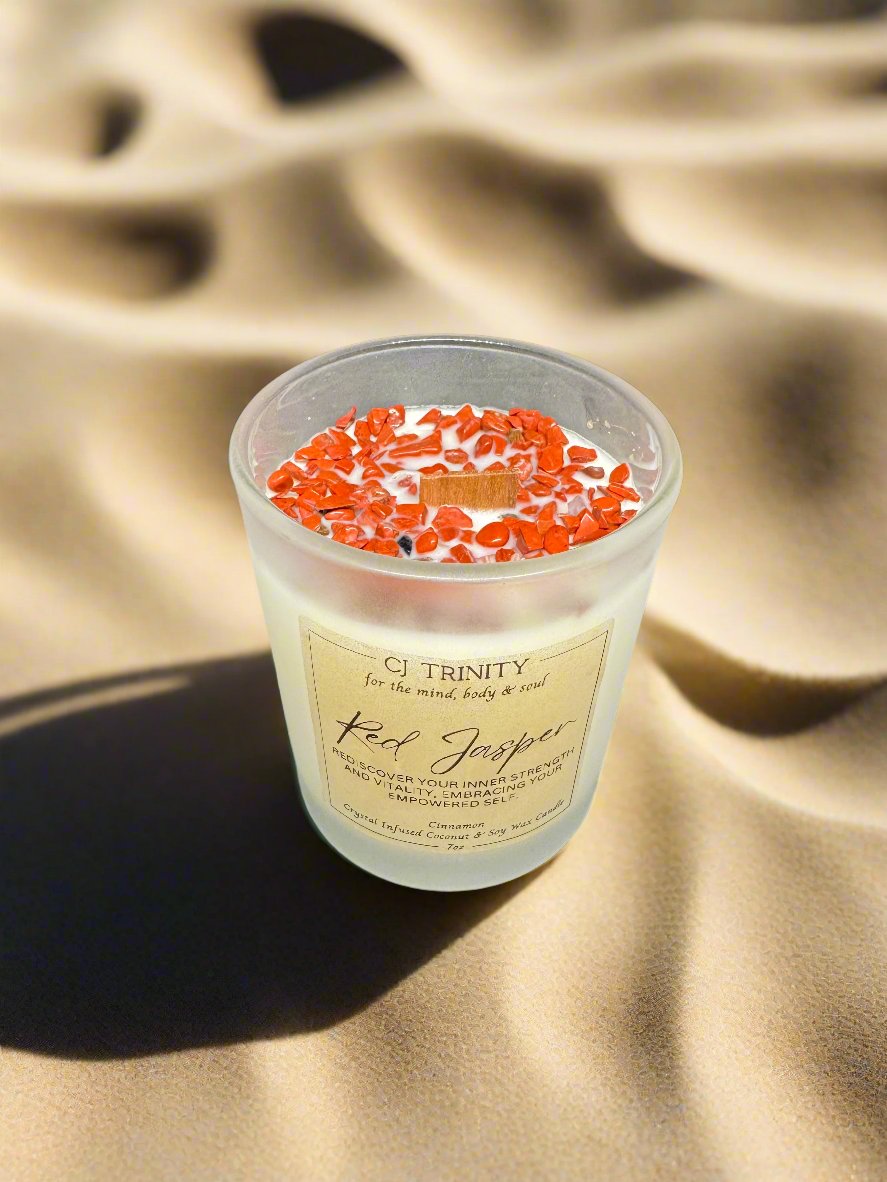 Red Jasper Small Candle