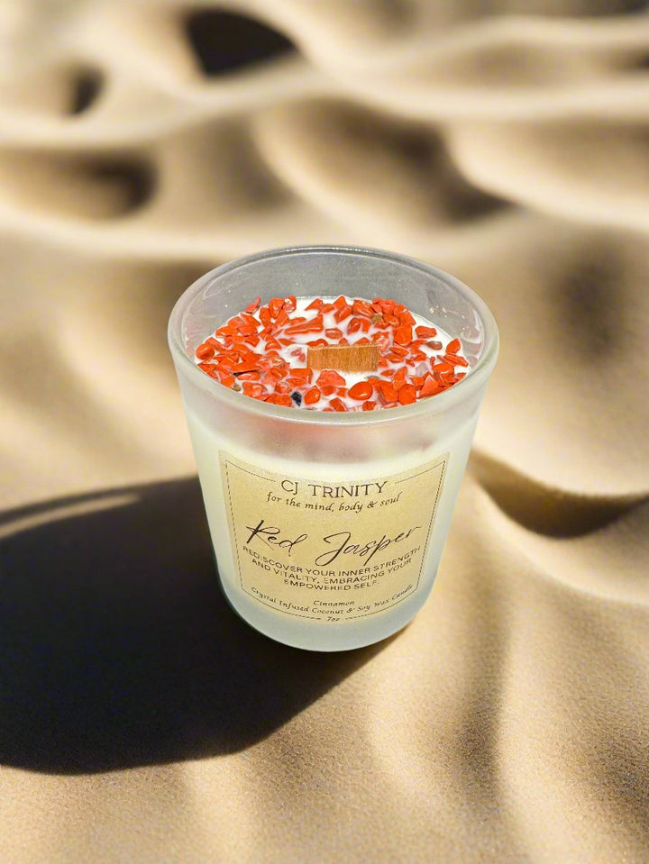 Red Jasper Small Candle