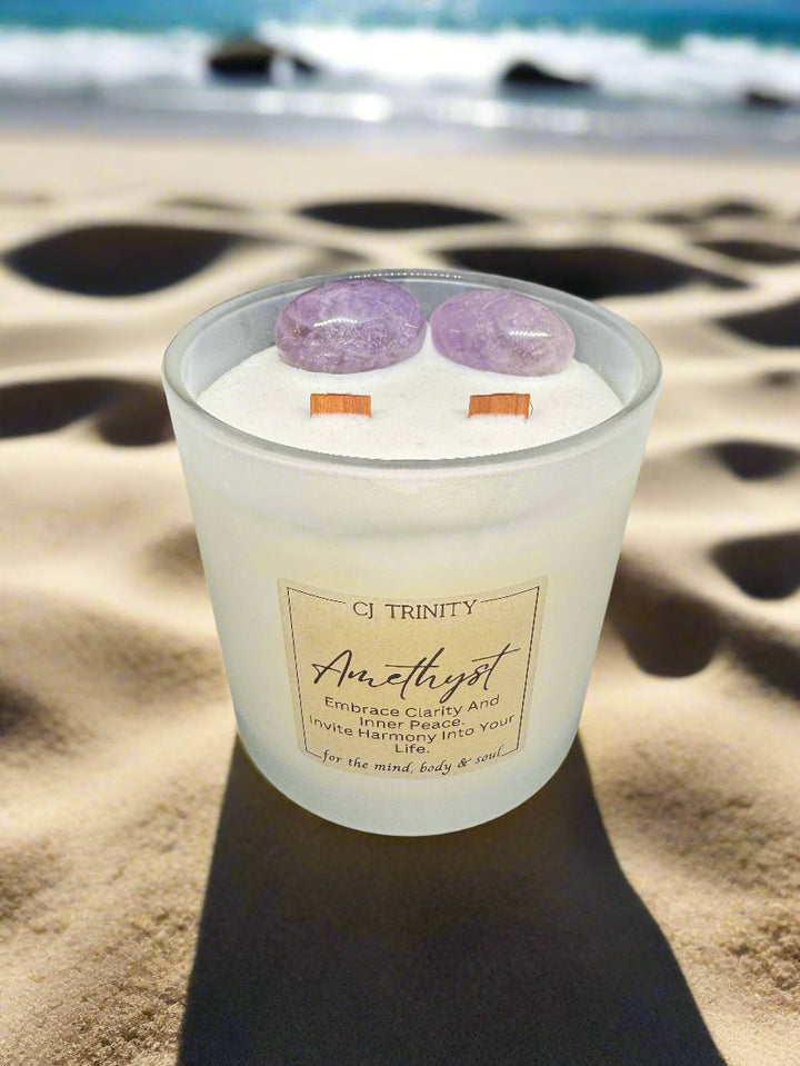 Amethyst Large Candle