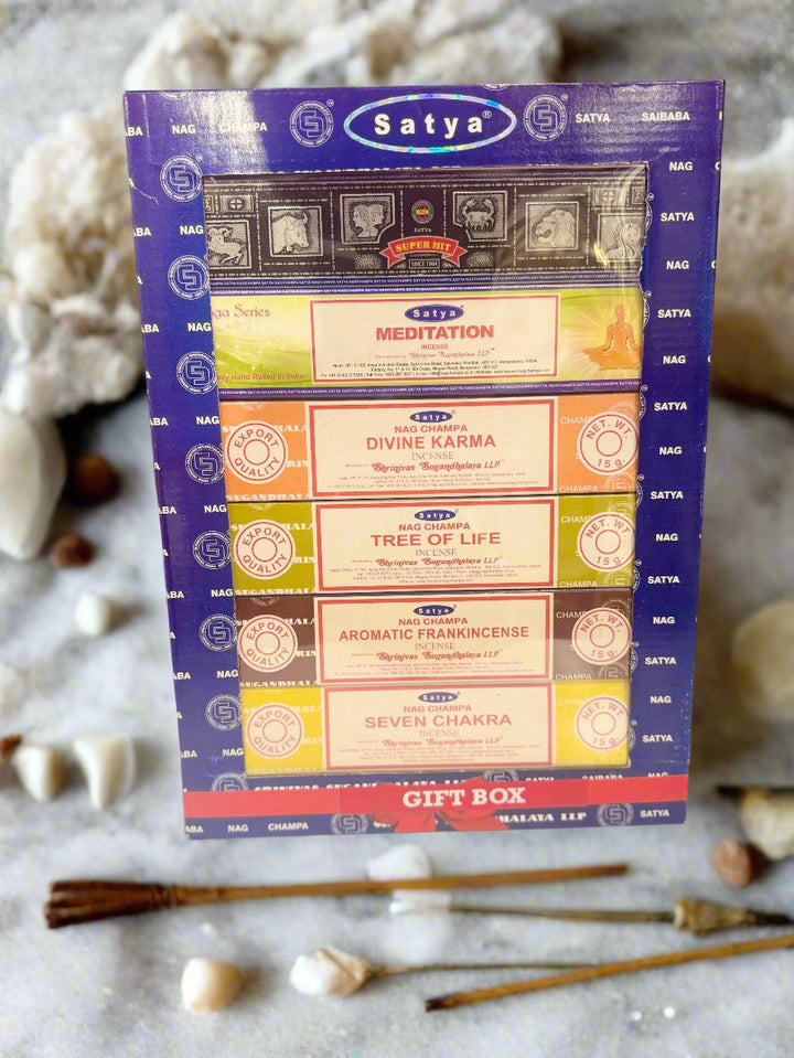 12 Pack Assorted Incense Sticks - Satya