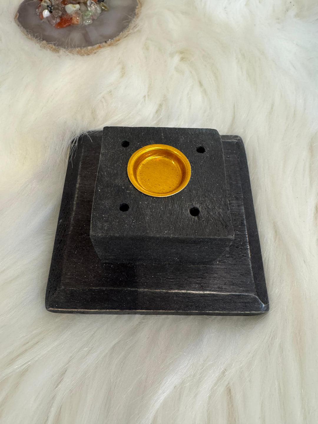 Wooden Tower Incense Sticks/Cones Burner