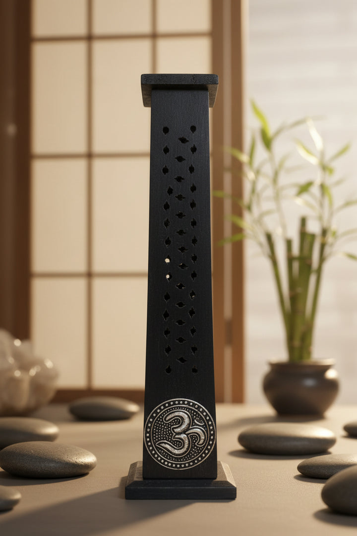 Wooden Tower Incense Sticks/Cones Burner