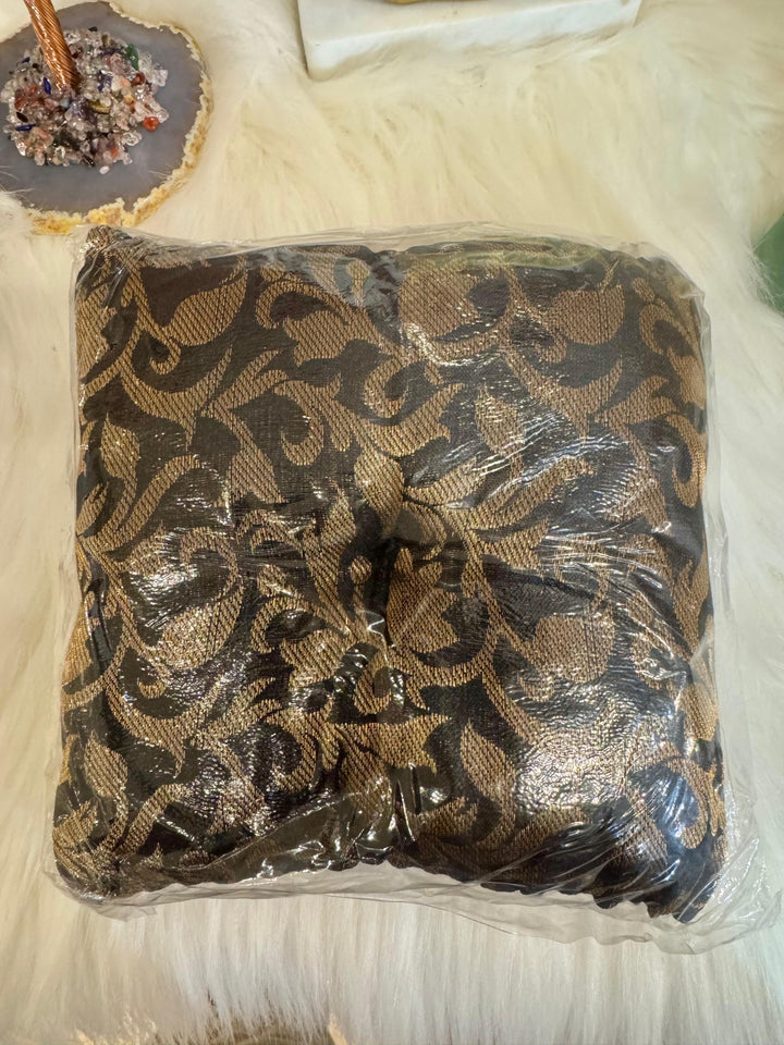 Tibetan Singing Bowl Cushion (6" x 6" x 2.5") - Random Color