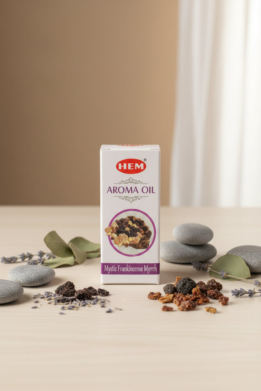 Mystic Frankincense Myrrh Aroma Oil - HEM