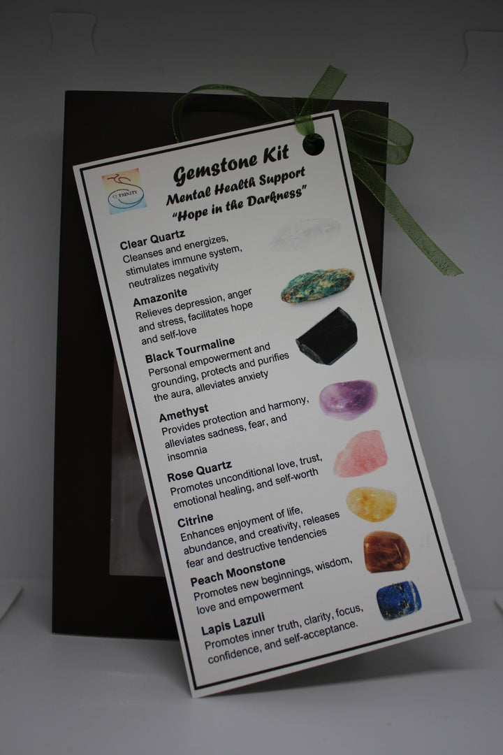 'Hope in the Darkness' - Gemstone Kit for Mental Health Support