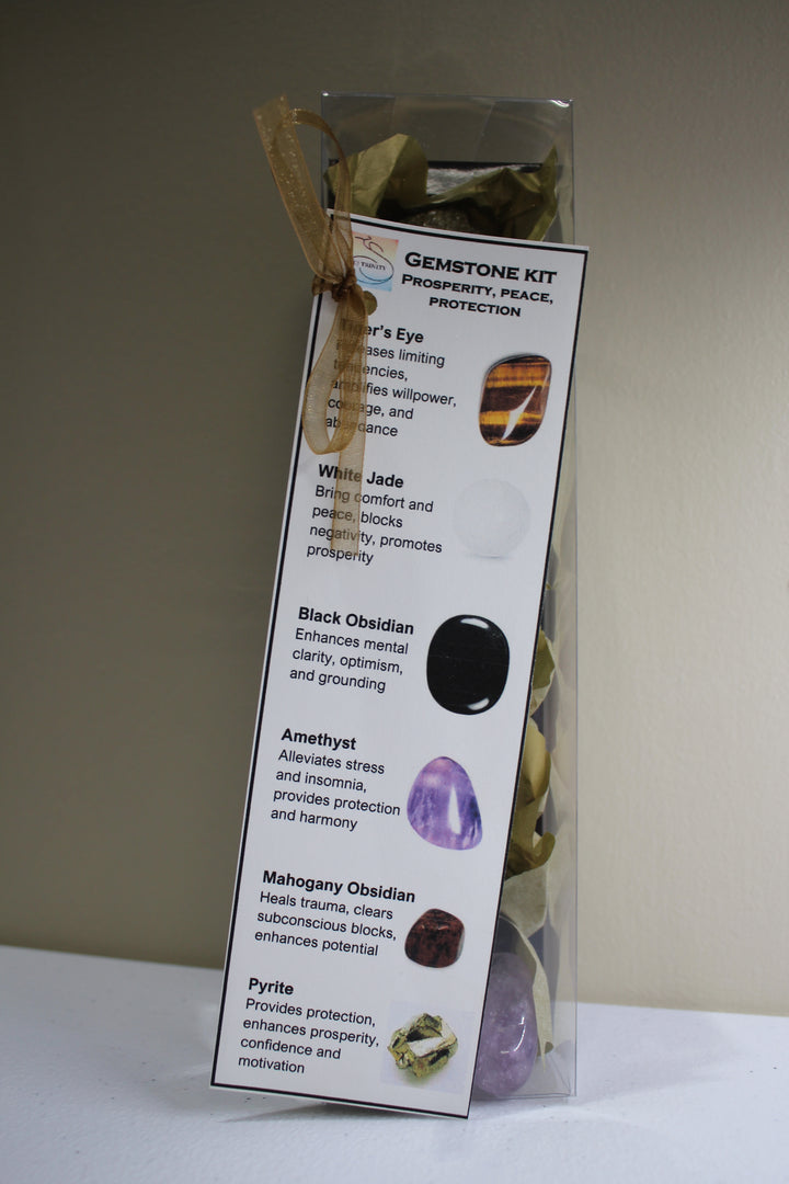 'Prosperity, Peace, Protection' - Gemstone Kit