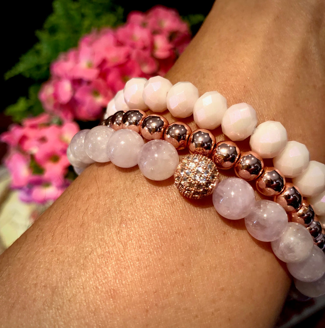 Lavender Kiss Bracelet Set