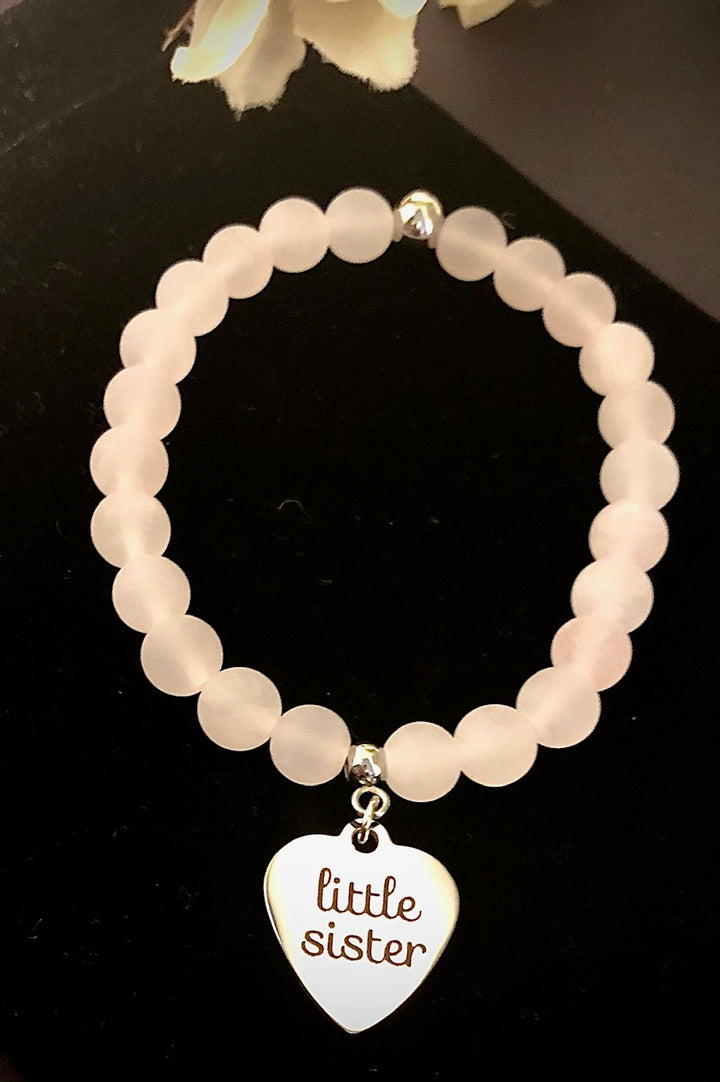 'Big Sister & Little Sister' - Choice of Bead - Kids Charm Bracelets