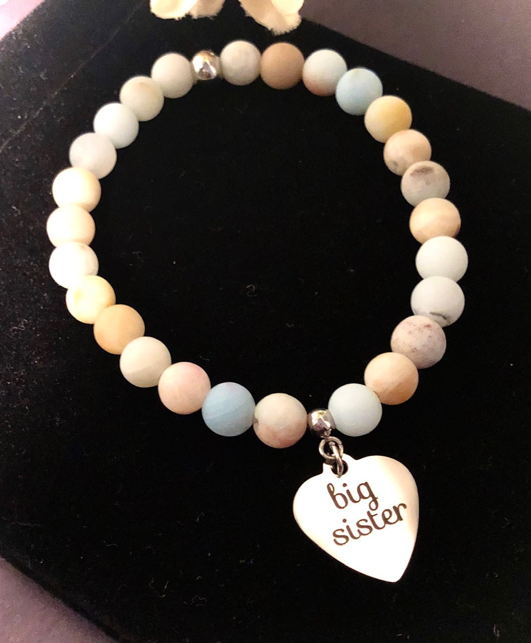 'Big Sister & Little Sister' - Choice of Bead - Kids Charm Bracelets