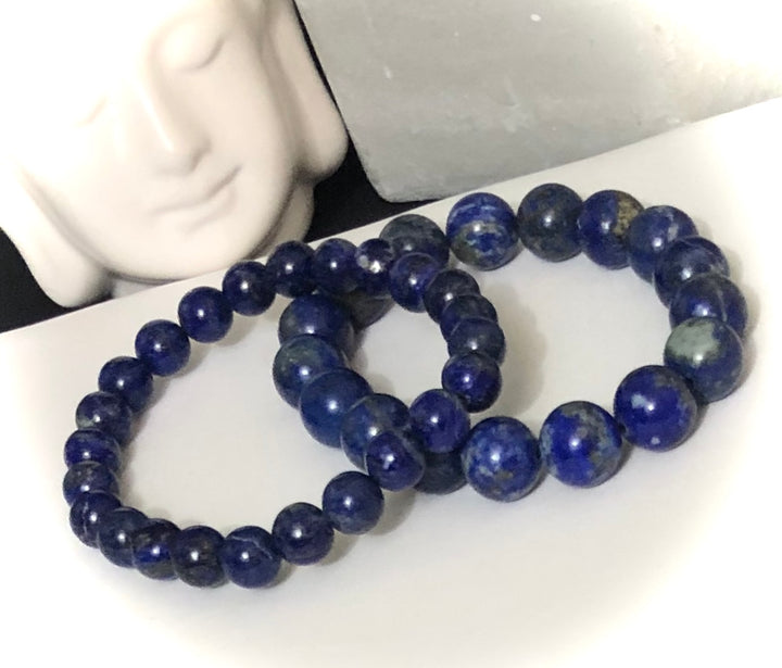 Unisex Lapis Lazuli - Classic Stacking Bracelet
