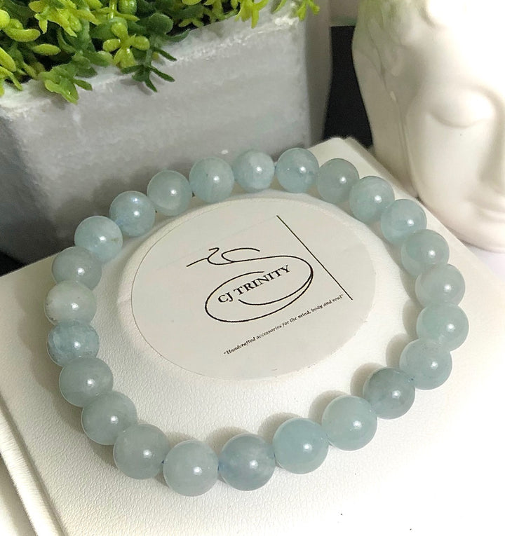 Morganite, Rose Quartz or Aquamarine - Classic Stacking Bracelets - Sold Separately or as a Set