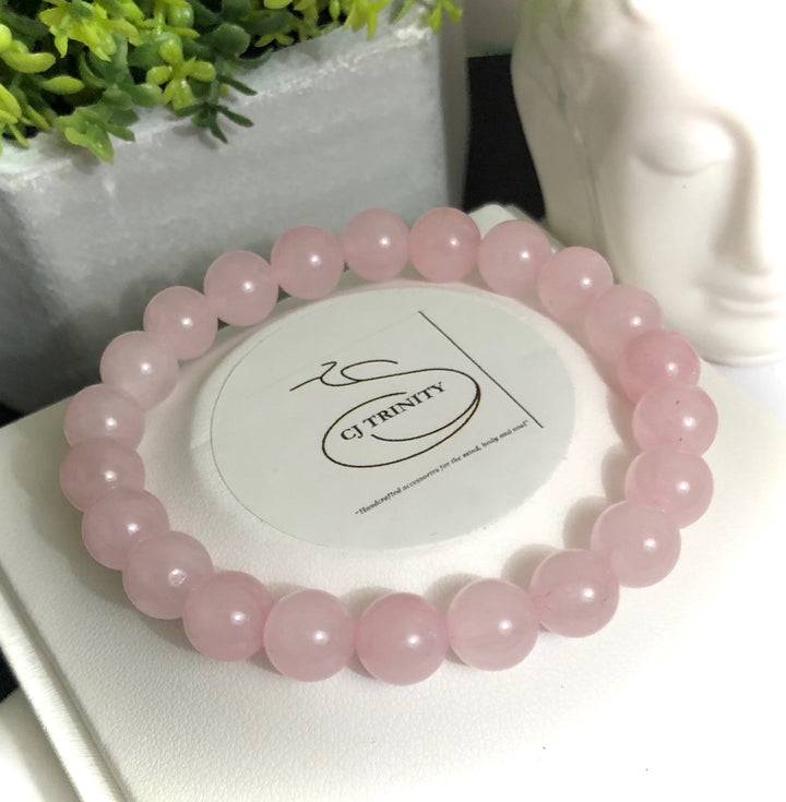 Morganite, Rose Quartz or Aquamarine - Classic Stacking Bracelets - Sold Separately or as a Set