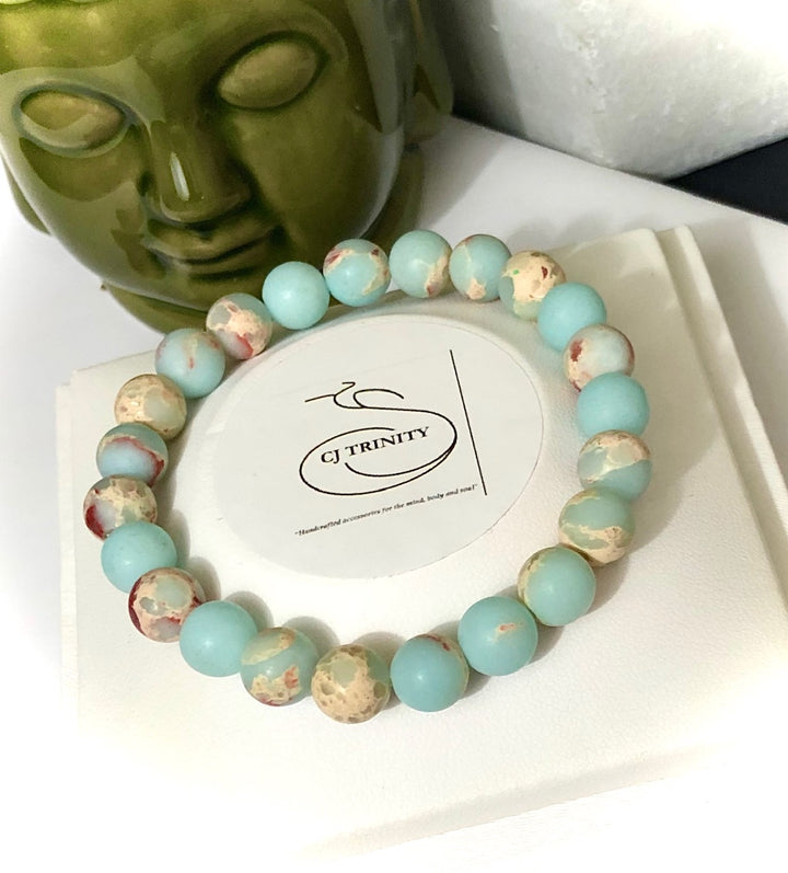 Matte Jasper Classic Stacking Bracelet - Choice of Beads