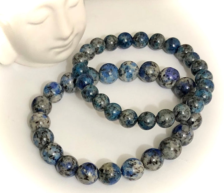Unisex K2 Stone - Classic Stacking Bracelets - Choice of Bead Size