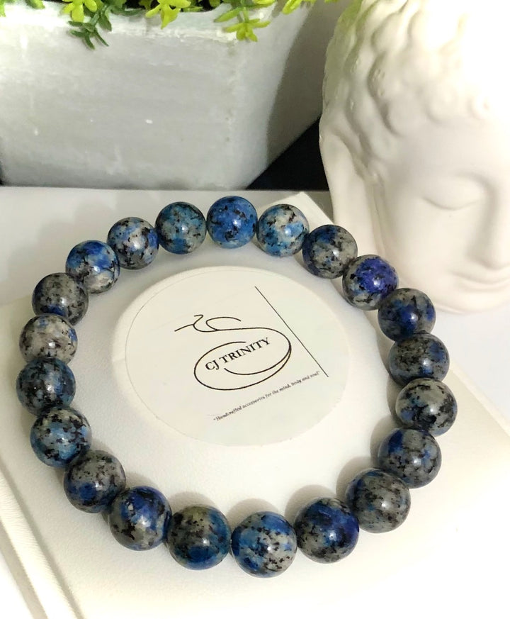 Unisex K2 Stone - Classic Stacking Bracelets - Choice of Bead Size